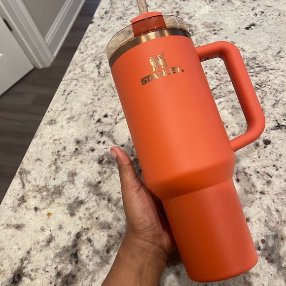 Stanley Other - Stanley Orange Water Bottle Insulated Handle Dining